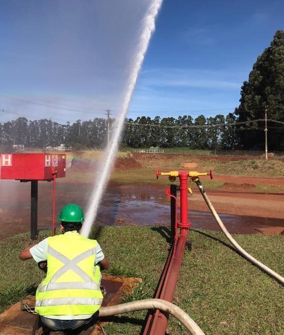 Teste hidrostático em mangueiras